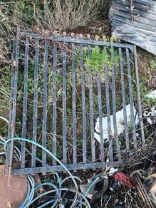 old forged gate