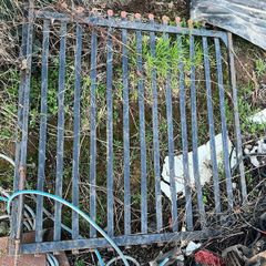 old forged gate