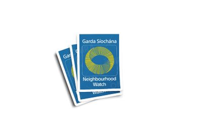 Garda Siochana Neighbourhood Watch Glossy Stickers 3-Pack
