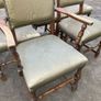 Set of 5 Old Dining Chairs Image 2