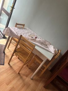 Table and 3 chairs