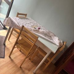 Table and 3 chairs