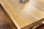 Ex Display Solid Heavy Oak Dining Table 180cm