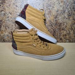 boys junior VANS SK8 HI MTE trainers SKATE SHOES hi tops beige mustard Size UK 5.5 EU 38.5