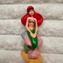 Disney The Little Mermaid Ariel Figure Cake Topper approx. 9 cm. Used Please see photos Image 2