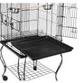 Large Parrot Cage Large Bird Aviary with Pedestal Wheels, with Open Skylight for Canary Parrot Wire Bird Cage (excluding toys) Image 4