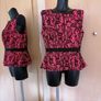 Women's Top Lace Scuba Nwot Size 16 Image 2