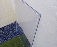 Perspex, 104,5 cm x75 cm, 10 mm thickness