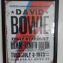 David Bowie Ziggy Stardust Hammersmith Odeon London 1973 reproduction poster framed 18 inches x 14 inches in excellent condition with no issues Image 2