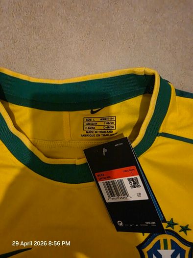 Brazil Home Retro Jersey 1998