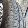 4 complete mgb wire wheel spokes white coating + AvonZT7 Tyres and 4 original chrome spinners Image 10
