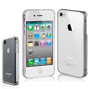 Wholesale Crystal Clear Hard Case Cover for iPhone 4/4S Free Sceen Protector