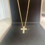 18ct gold diamond cross Image 5