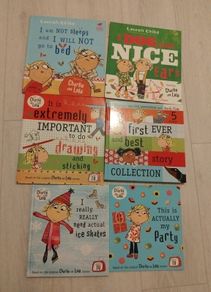 Charlie and Lola childrens books x 5  (9 stories) Lauren child