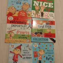 Charlie and Lola childrens books x 5  (9 stories) Lauren child