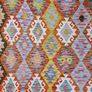 Large Authentic Hand-Woven Wool Kilim Rug 4m x 3m  (13ft x 10ft) Oversized Flat-Weave Image 2