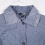 Isle Collection Slate Blue Grey Diamond Quilted Jacket 18UK/46EU Image 2
