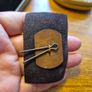 Vintage Military Bi-Metal Royal Army Dental Corps Officers Badge Image 2