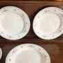 Noritake Barton Pattern Dinner plates x 5 Image 3
