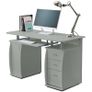 White, Black, Grey 3 Drawer Computer Office Desks Image 4