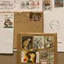 foreign stamps with postmarks Image 2