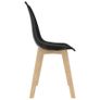 5 Piece Dining Set Black Image 9