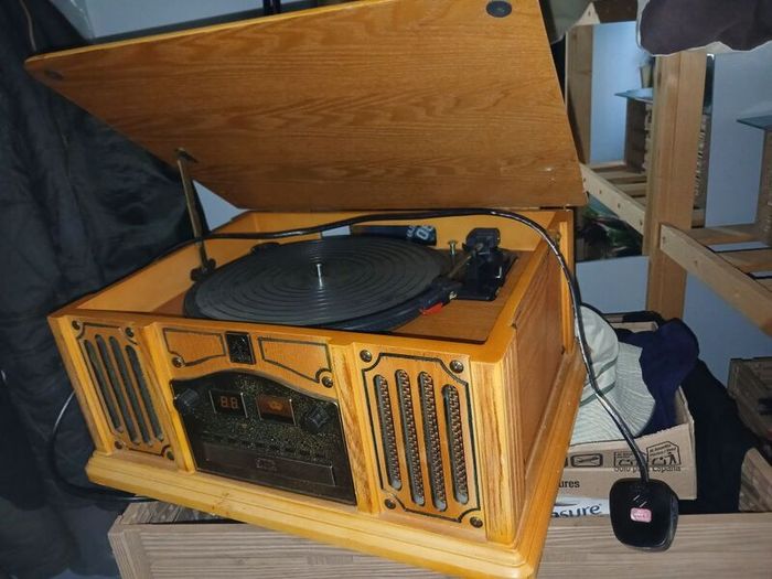 Vintage record player