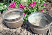 Antique Brass Pots