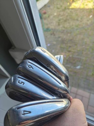 golf clubs taylormade sim 2 max 4-9 iron stiff flex shaft
