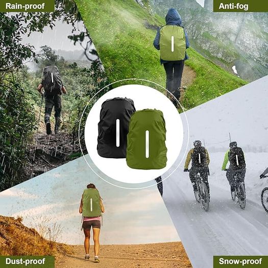 Waterproof Rain Cover for Backpack, Reflective Rucksack Rain Cover for Anti-dust/Anti-Theft/Bicycling/Hiking/Camping/Traveling/Outdoor Activities