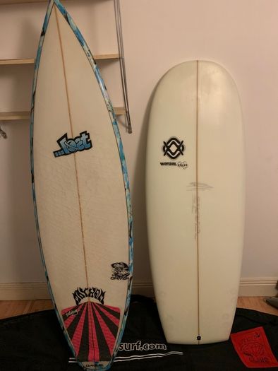 Surfboard - twin fin mini simmons