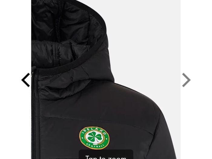 Brand New Castore Ireland Core Puffer Jacket - Size - U.K.16 - RRP - 55.00