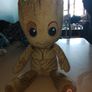 Guardians of Galaxy Star Lord Action Figure & Groot Light up Teddy Image 2