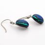 925 Sterling Silver Dichroic Glass Earrings Image 5
