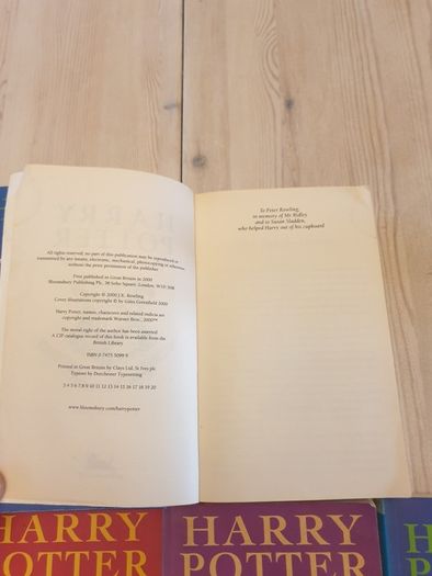 harry potter books collection