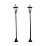 Set of 2 Solar LED Garden Lamp Posts Image 8