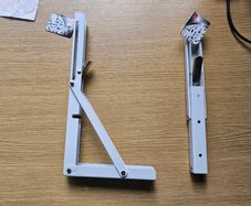Folding Shelf Brackets Collapsible Table Bracket Heavy Duty Wall Mounted,