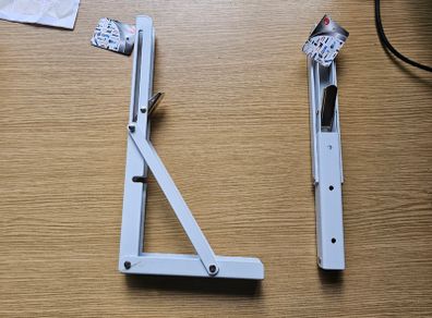 Folding Shelf Brackets Collapsible Table Bracket Heavy Duty Wall Mounted,