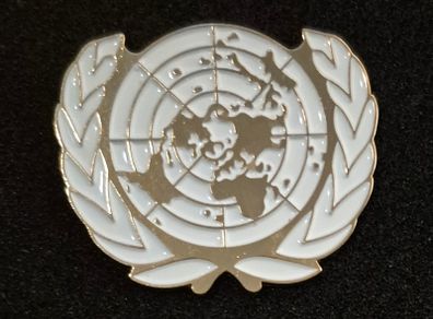 United nations, peacekeeping cap badge.