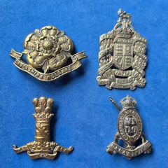 British military - 4 cavalry units badges