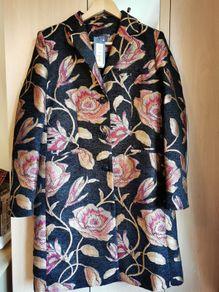 BNWT - Marks & Spencer floral print coat UK 10