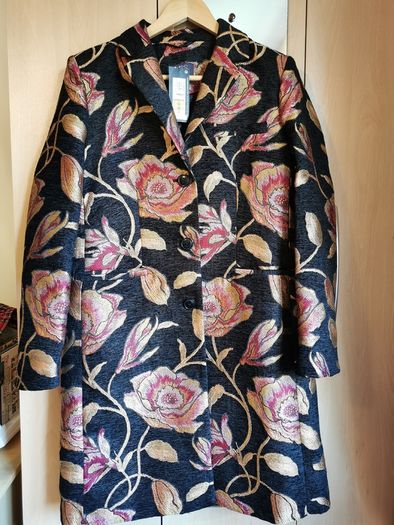 BNWT - Marks & Spencer floral print coat UK 10