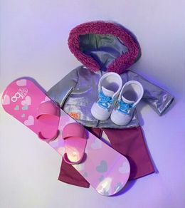 Our Generation Snowboard outfit