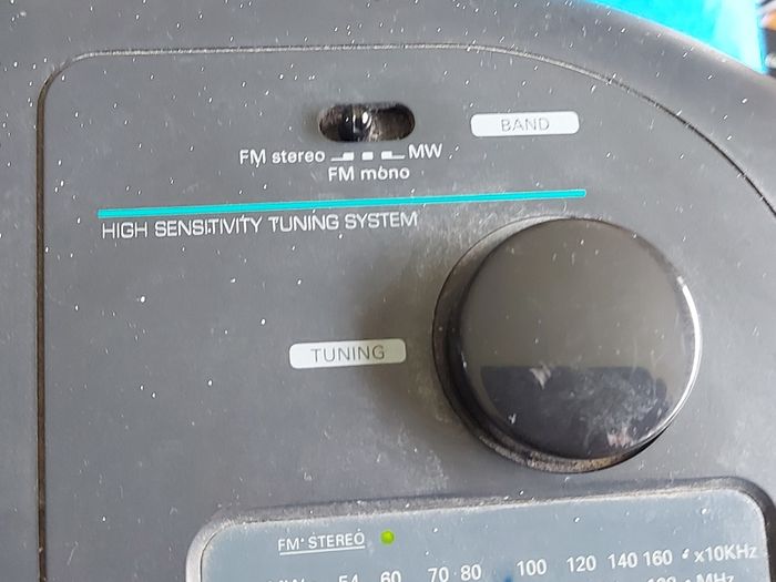 Philips AZ8349 Boombox Stereo Radio Twin Tape Decks CD Player Ghetto Blaster, in very good condition