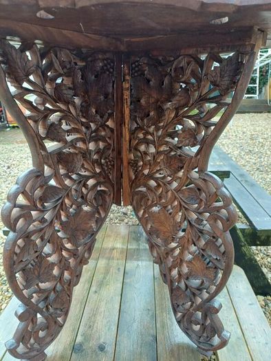 Large Antique Anglo-Indian Campaign Table
