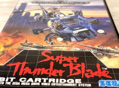 Super Thunder Blade for Mega Drive - Boxed and Minty