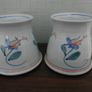 Pair of Vintage Glazed Mugs PA Artist signed 10 euro Image 4