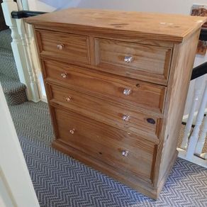 Wooden Chest of Drawers 2 Small +1 +1 +1 Large