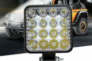 2x 48W 12V 16LED Work Light Spot Beam Bar Car Van Quad Off-Road Driving Fog Lamps