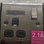 BN single black nickel sockets with usb charger Image 3